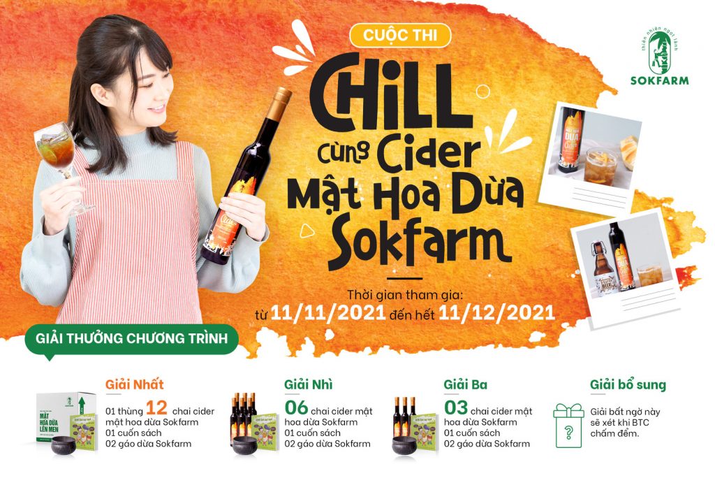 chill-cung-cider-mat-hoa-dua-sokfarm, cider, mat-hoa-dua-len-men, sokfarm, mat-hoa-dua-sokfarm